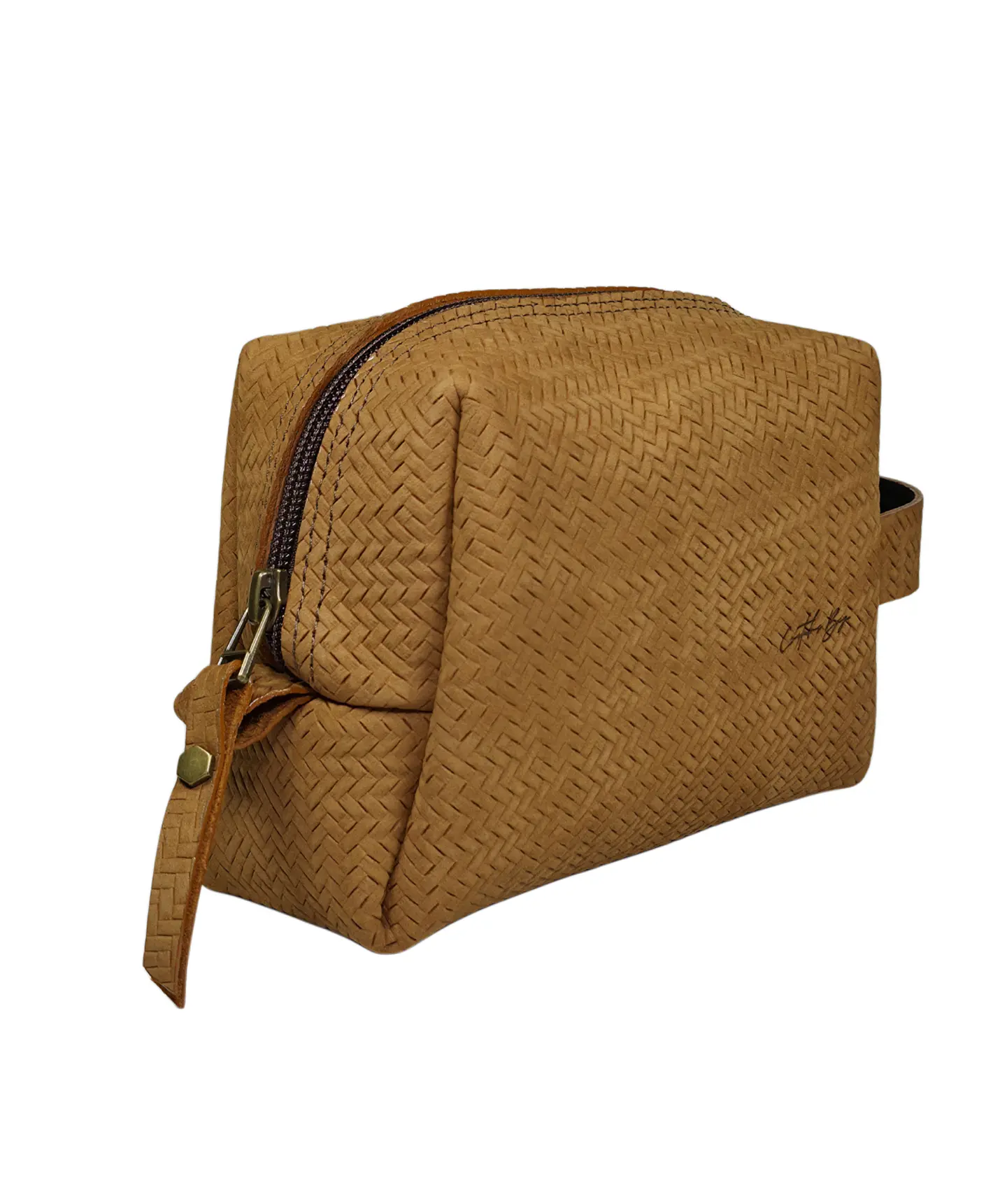 Neceser de Cuero Nobuck Mimbre – Edición Limitada 2