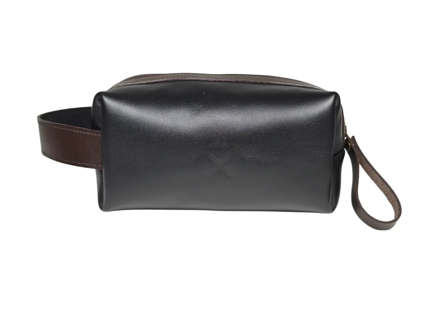 Neceser de cuero negro  1