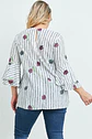 Polera PL086 mangas 3/4 tipo campana - Miniatura 2