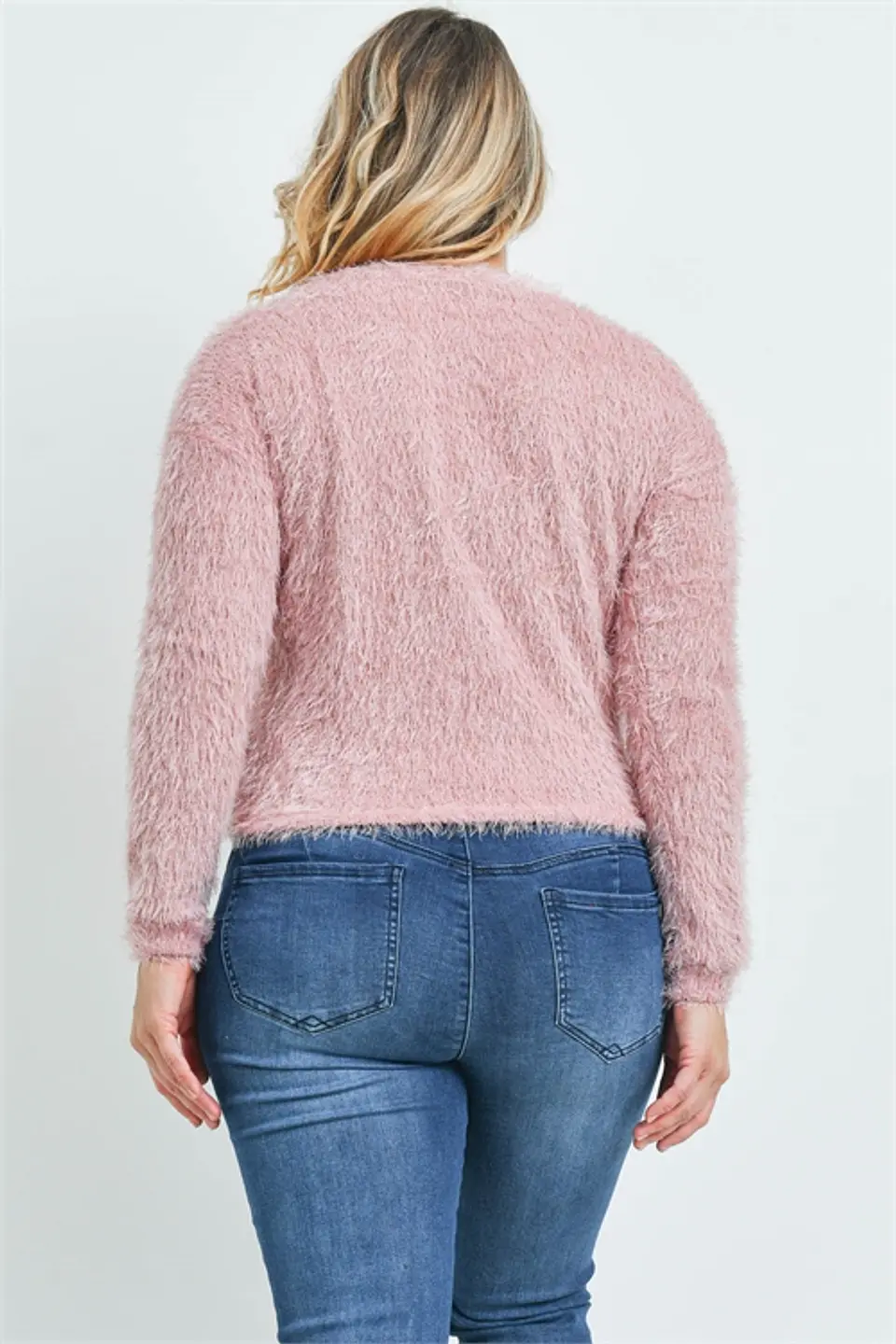 Sweater peludito con botones SW027 4
