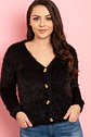 Sweater peludito con botones SW028 - Miniatura 6