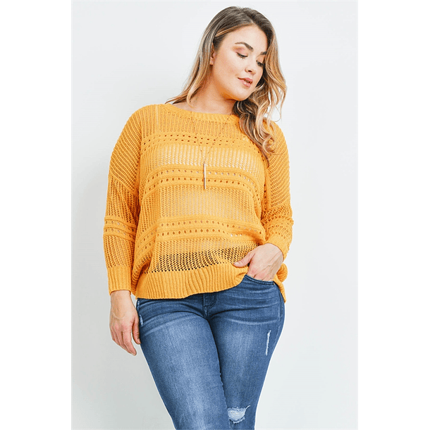 Sweater acanalado SW029