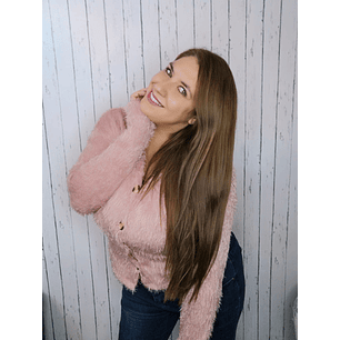 Sweater peludito con botones SW027