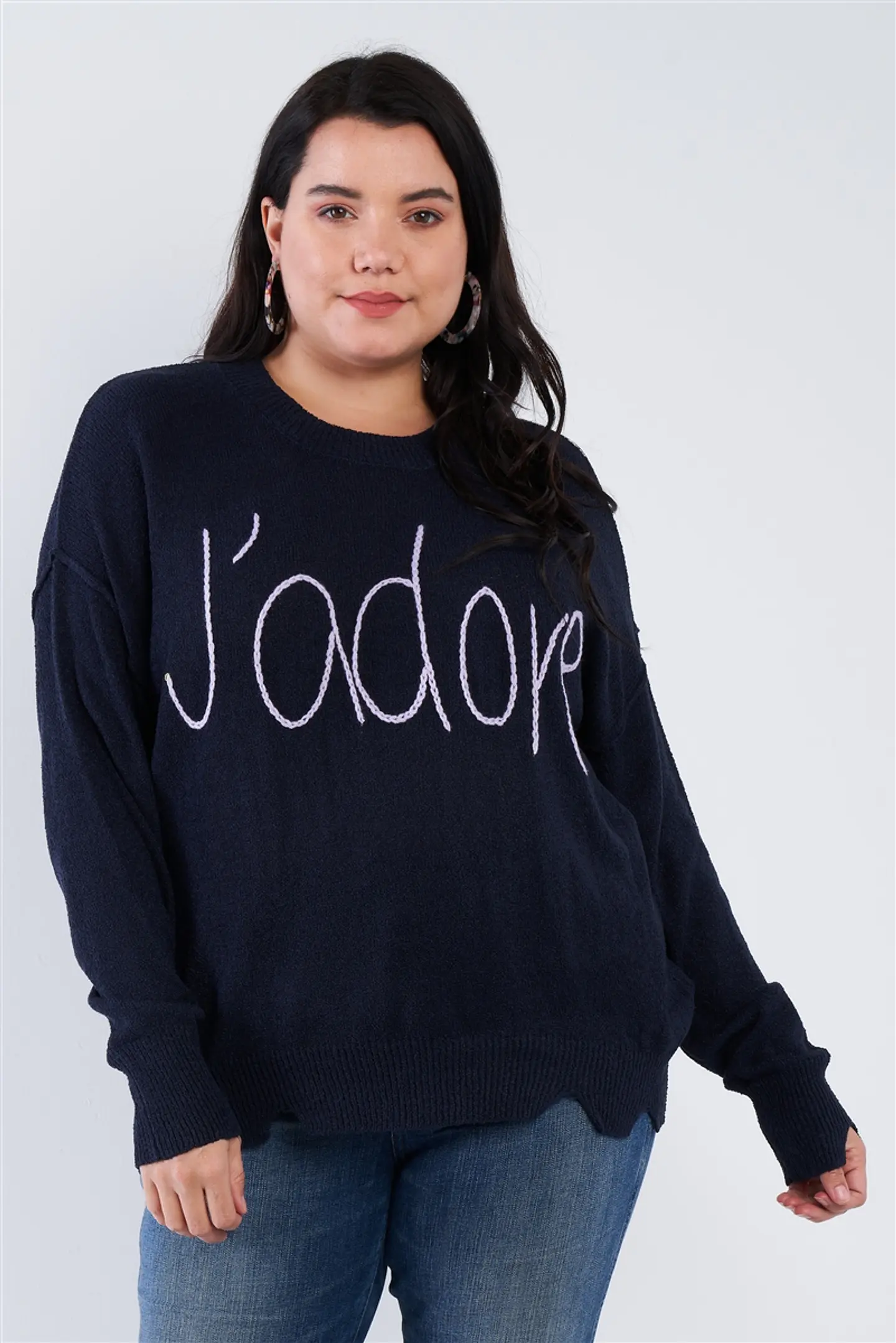 sweater tejido mangas caidas SW036 4