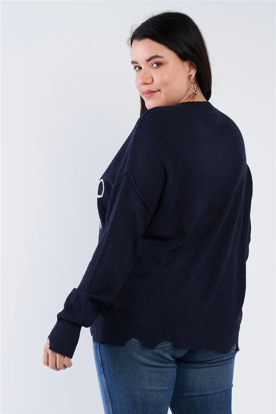 sweater tejido mangas caidas SW036 5