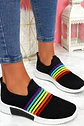 Zapatilla Z004 tela arcoiris - Miniatura 2