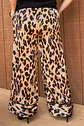 Pantalón PJ061 palazo animal print semibrillante  - Miniatura 5