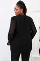 Blusa con mangas larga en transparencia BL067 - Miniatura 3