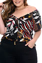 Polera delgada con pequeño lazo en escote PL123 - Miniatura 3