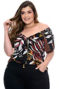 Polera delgada con pequeño lazo en escote PL123 - Miniatura 4