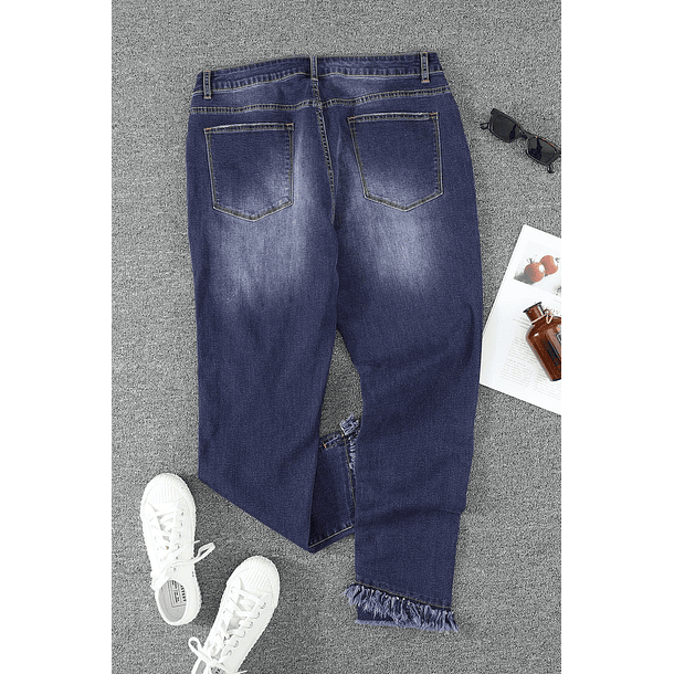 Jeans JE007 flequillos en bota 12