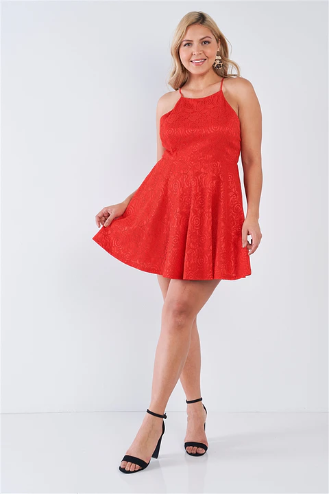 Vestido PV197 corto con espalda descubierta
