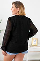 Blusa con mangas larga en transparencia BL067 - Miniatura 12