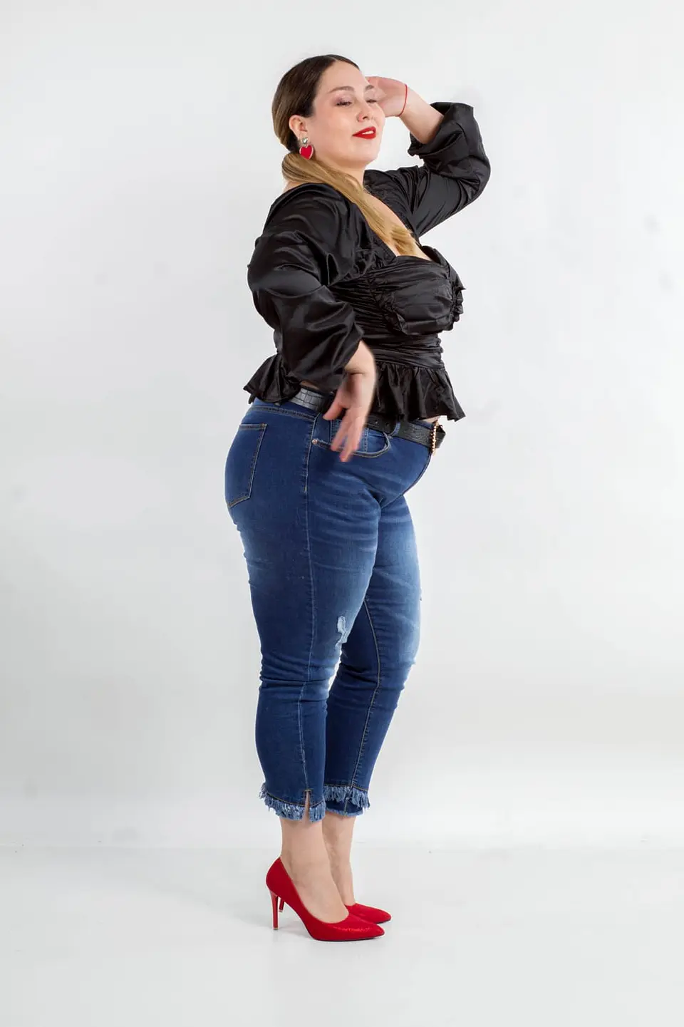 Crop Top PN041 con mangas largas 5