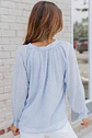 Blusa lunares celeste PL164 - Miniatura 3