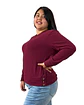 Sweater con aplicación de botones en cintura SW043 - Miniatura 2