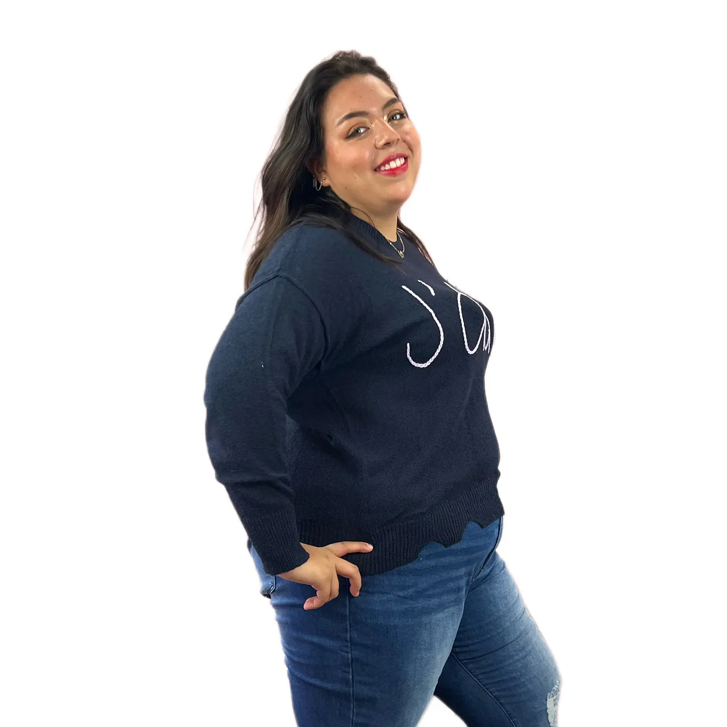 sweater tejido mangas caidas SW036 3
