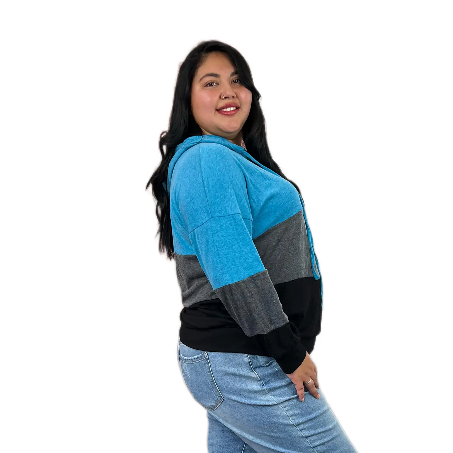 Polerón delgado franjas PN041 6