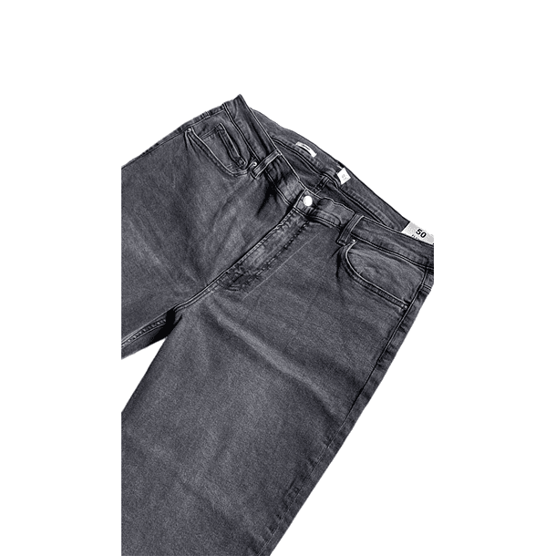 Jeans JE033 Negro desgastado crop 2