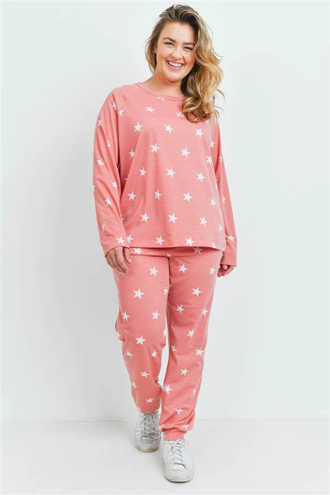 Pijama Rosa J005