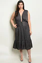 Vestido PV115 largo con sensual escote hasta la cintura - Miniatura 2