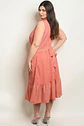 Vestido PV115 largo con sensual escote hasta la cintura - Miniatura 4