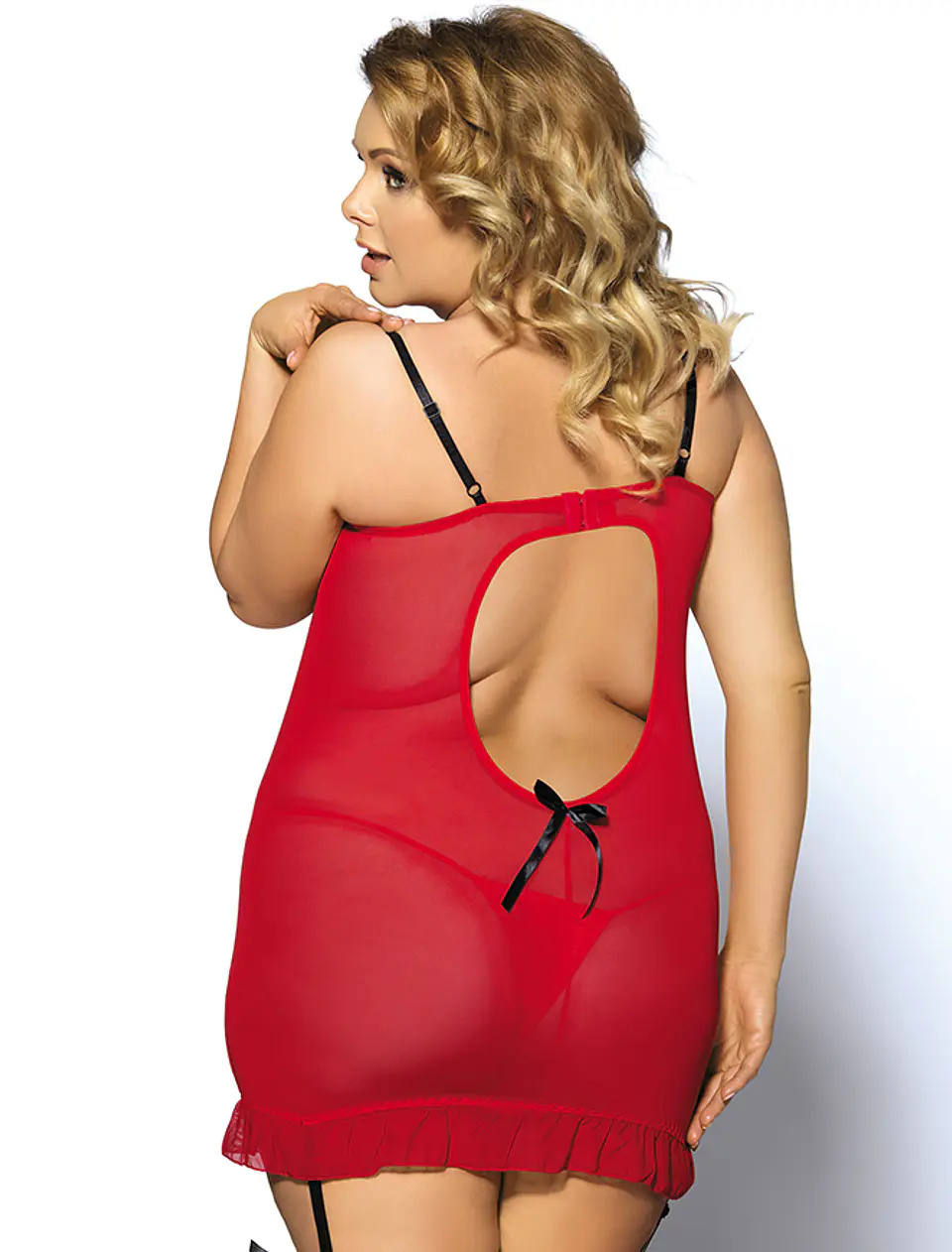 Babydoll con portaligas BD012 4
