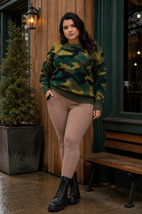 Sweater grueso militar SW044