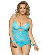 Body con portaligas BD001 - Miniatura 1