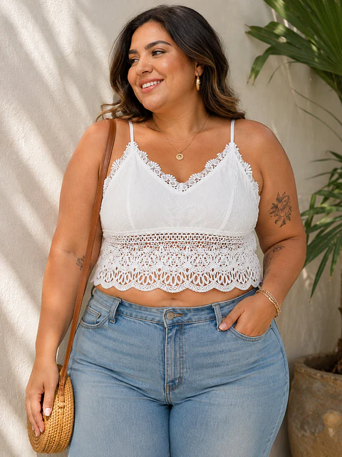 Crop Top cordón CT004