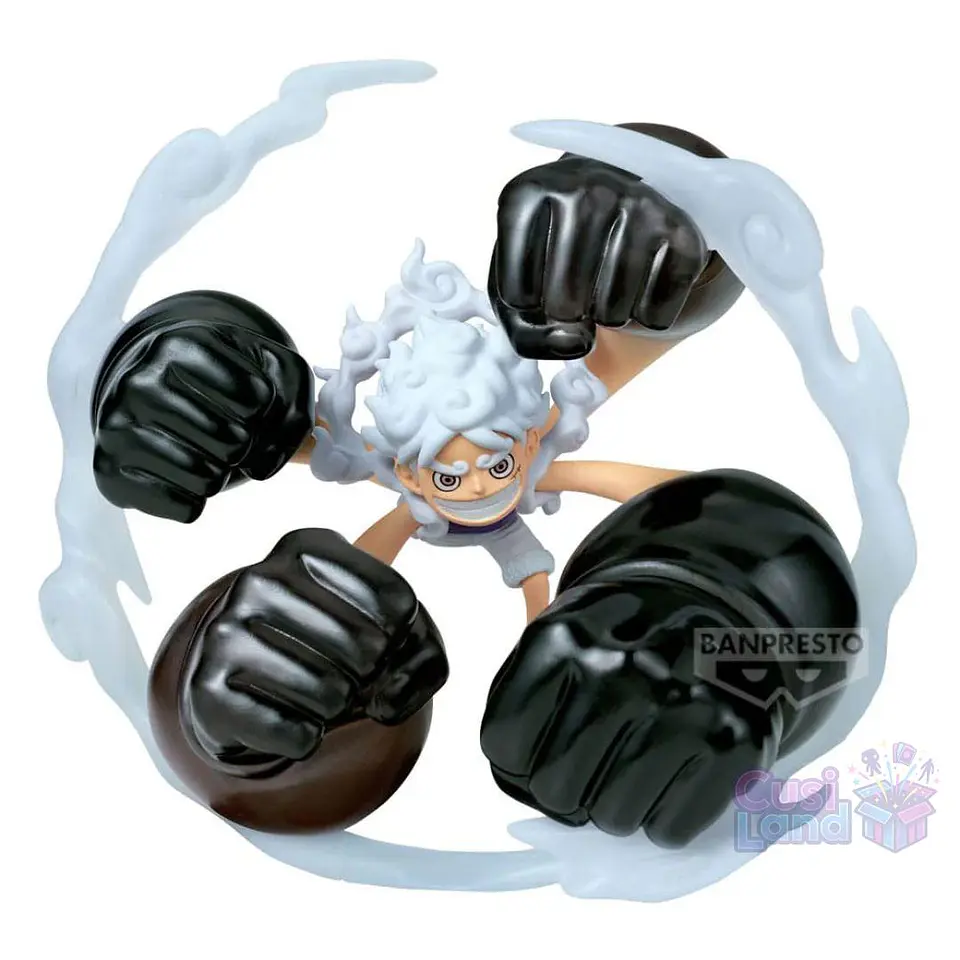 FIGURA BANDAI ONE PIECE WCF MONKEY D LUFFY GEAR5 DAWN GATLING 1