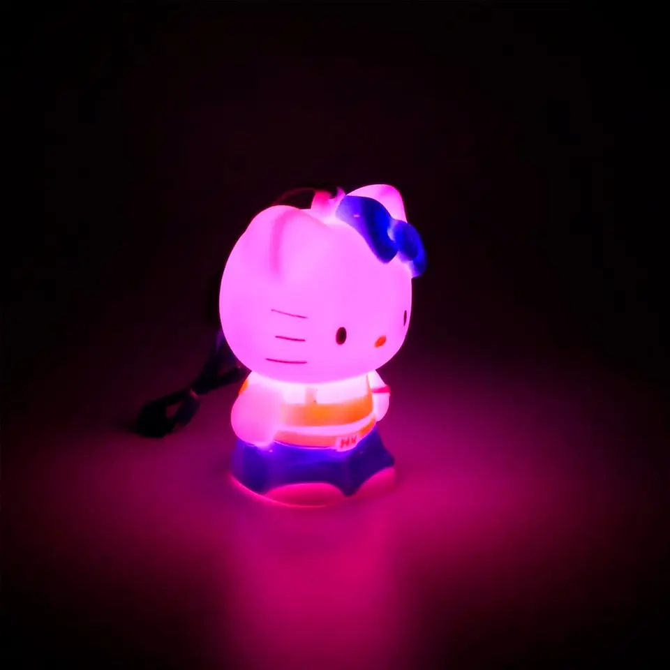 LUZ PORTATIL DE HELLO KITTY HIP HOP CON CORREA DE MANO 4