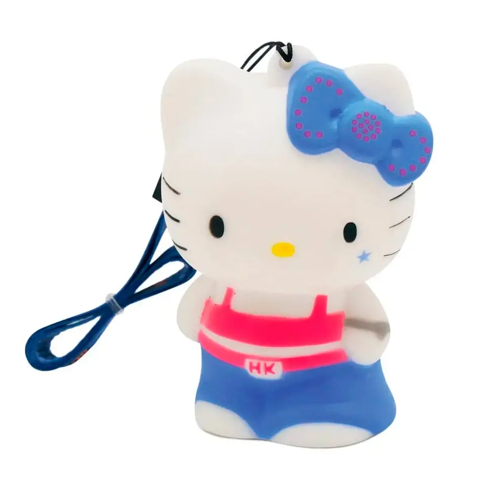LUZ PORTATIL DE HELLO KITTY HIP HOP CON CORREA DE MANO 1