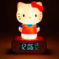 LUZ PORTATIL CON RELOJ DESPERTADOR DE HELLO KITTY - Miniatura 3