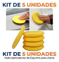 Kit 5 Esponjas Aplicadoras De Cera Espuma Auto Detailing - Miniatura 2