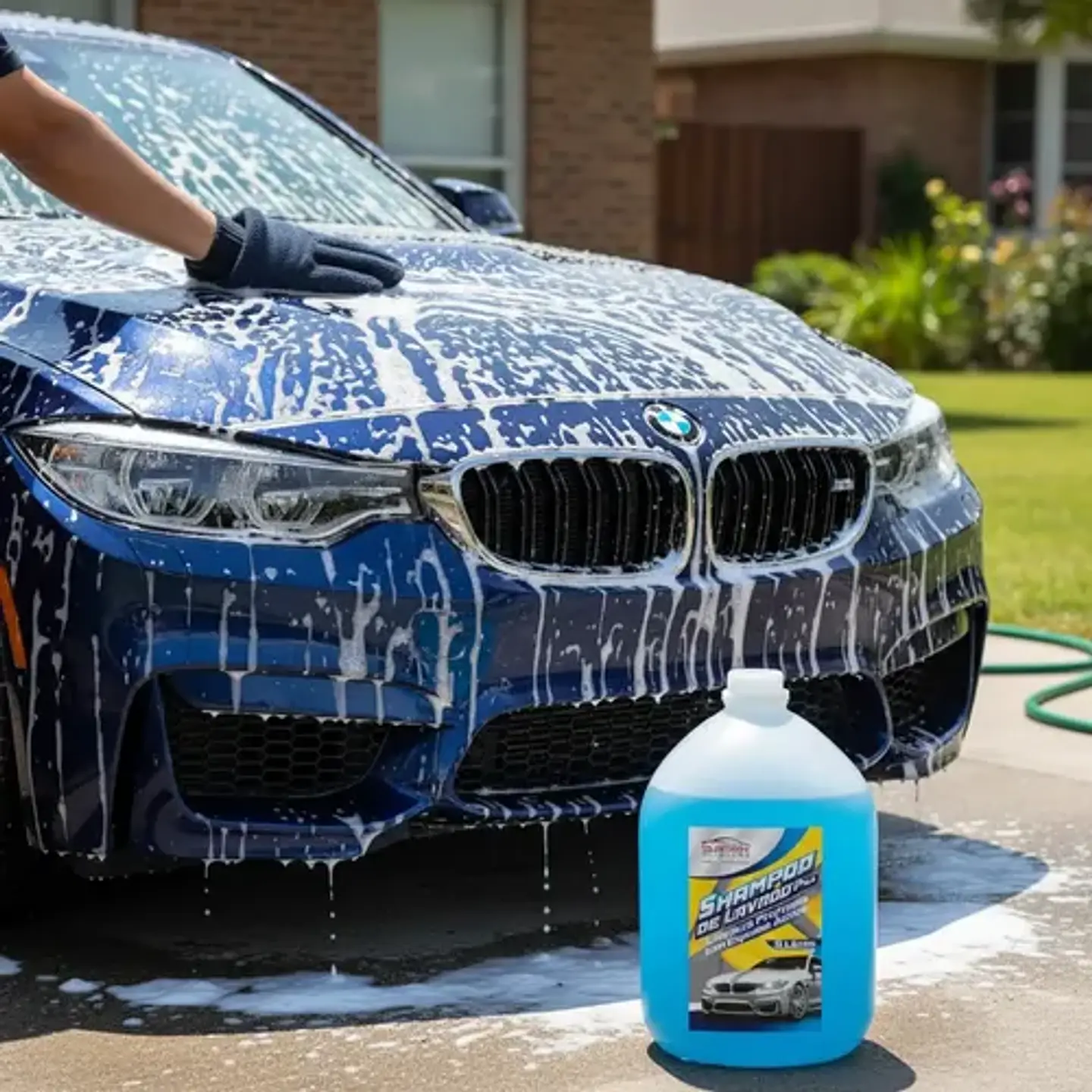 Shampoo De Lavado Para Autos Pro De 5 Litros - Espuma Activa 9