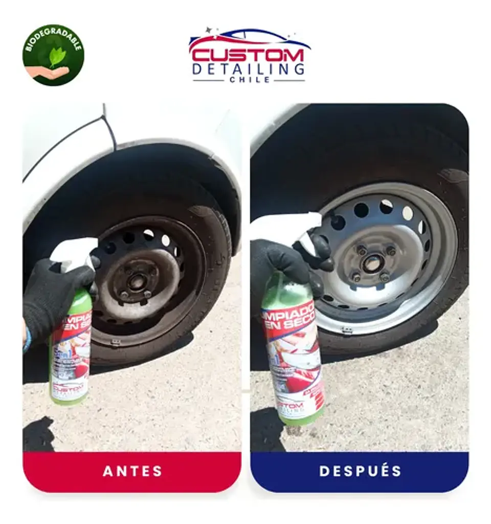 Kit Lavado en Seco de 500 ml. + 1 Paño & Guante Microfibra 9