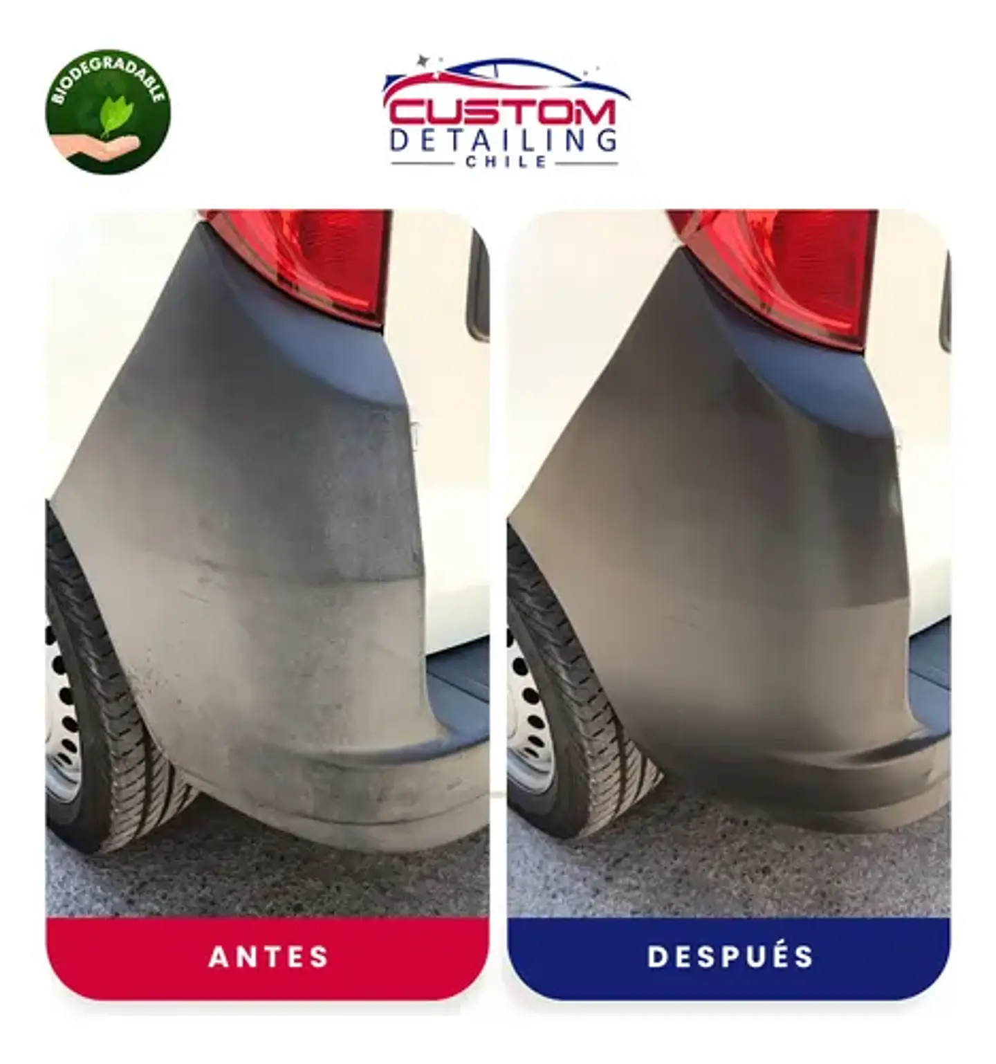 Restaurador Plásticos Negros 500 ml. + Aplicador de Esponja 2
