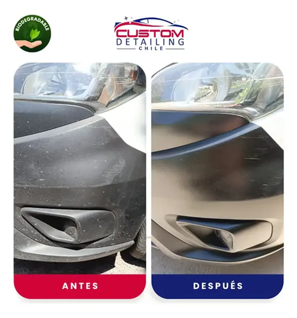 Restaurador Plásticos Negros 500 ml. + Aplicador de Esponja 3