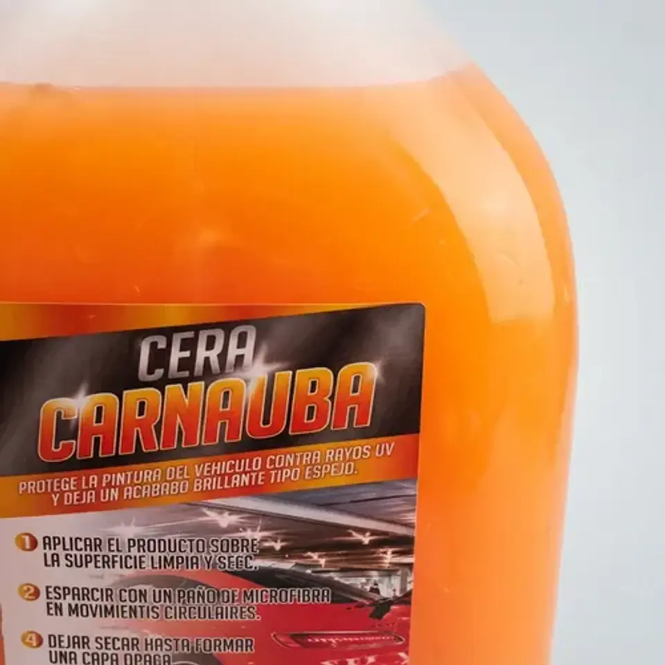 Cera Carnauba Liquida Auto Protección UV de 5 Litros. 5