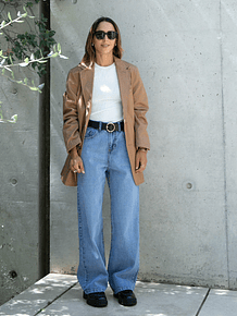 Hailey Loose Fit Jeans Celeste