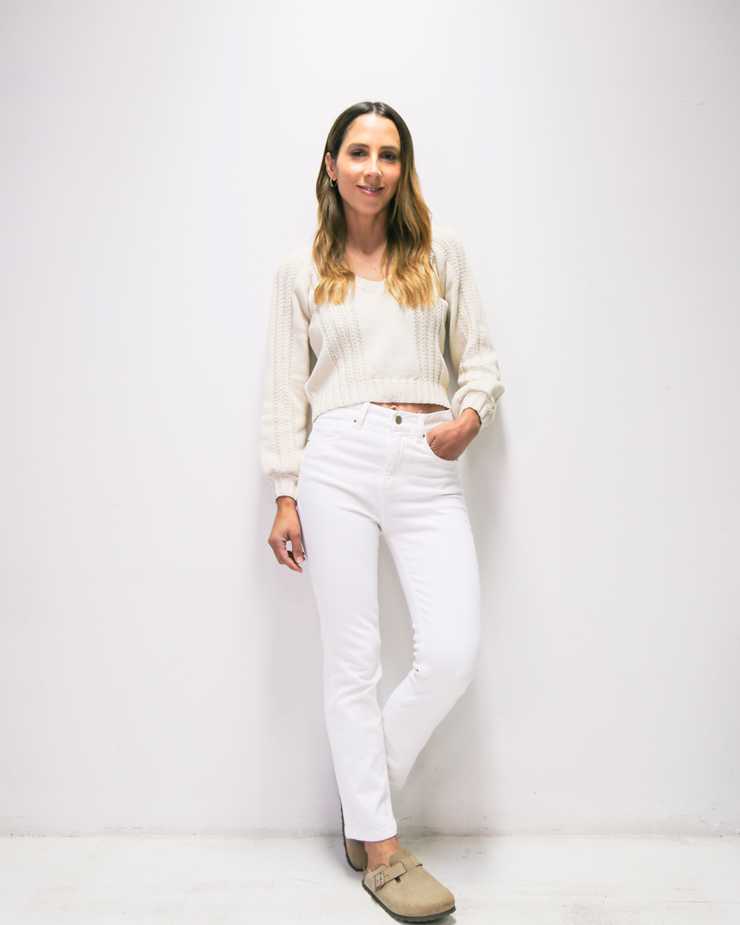 Nina Jeans Blanco