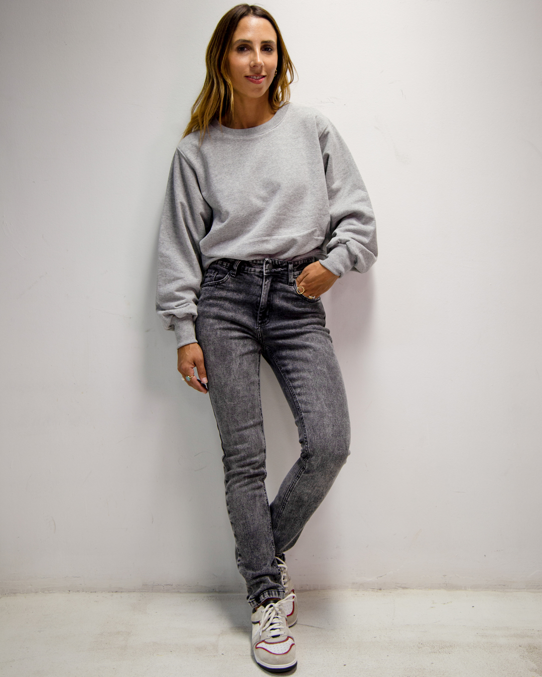 JOSEFINA DENIM PANT - CREAM