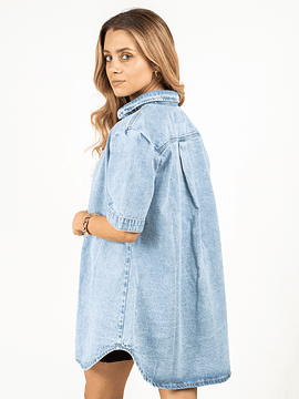 Vestido / Camisa Copenhague Celeste