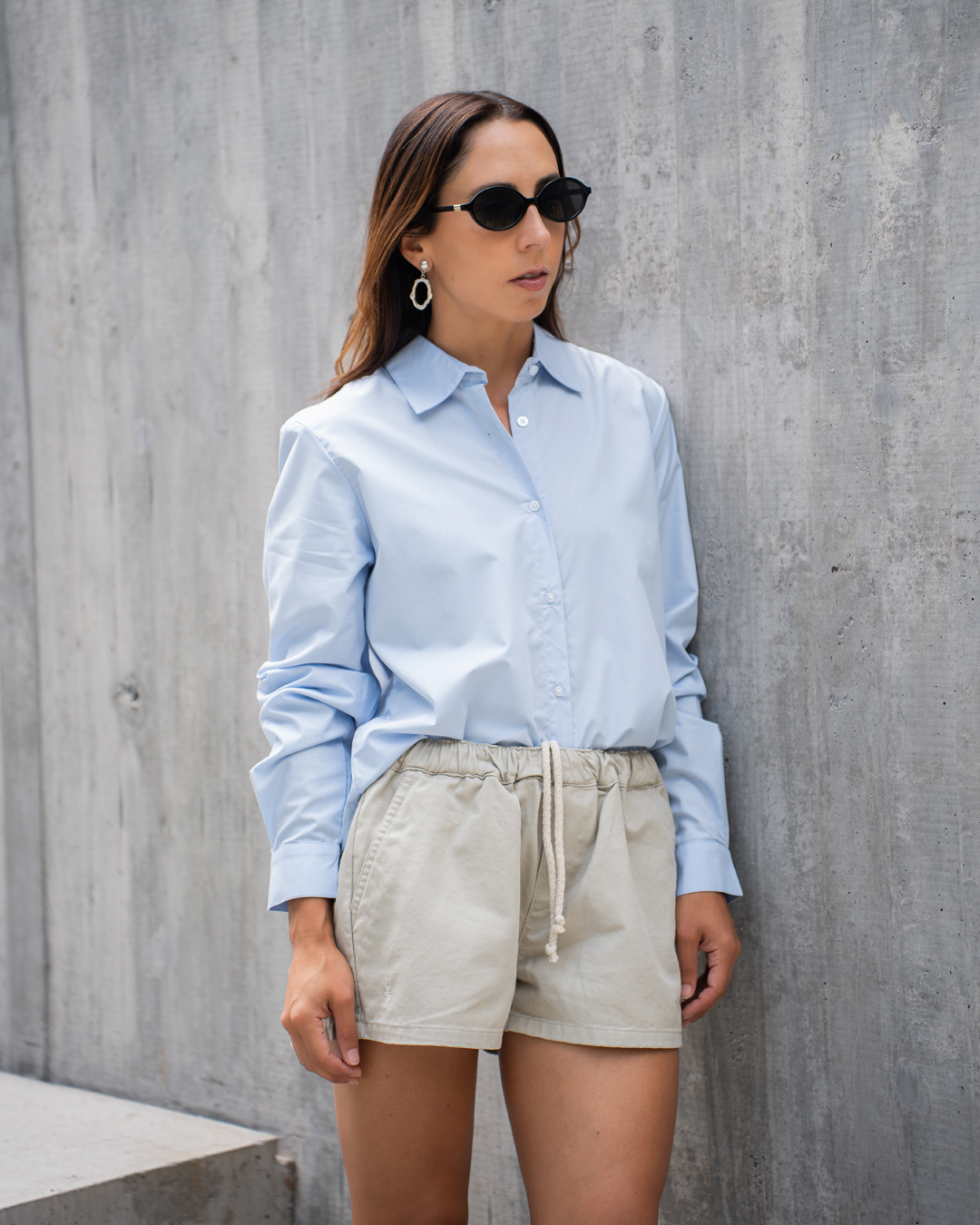 Blusa Cagliari Celeste