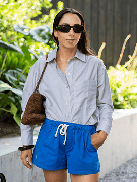 Camisa Cremona Rayas Café