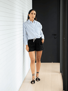 Camisa Cremona Raya Celeste