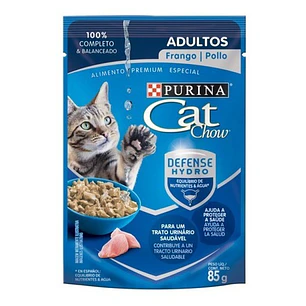 Pack 15 Cat Chow Adultos Pollo 85 Gr-comida Para Gato