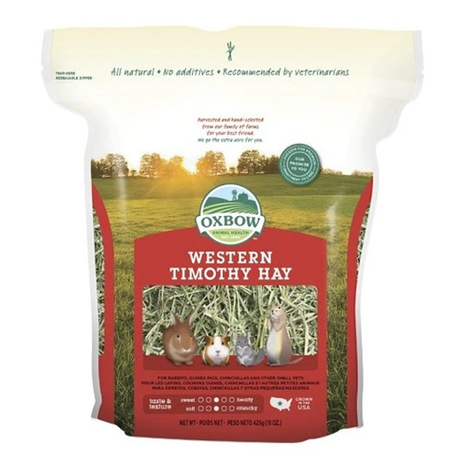 Heno De Pasto Timothy 425 Gramos Oxbow Conejo,cobaya,hamster 1