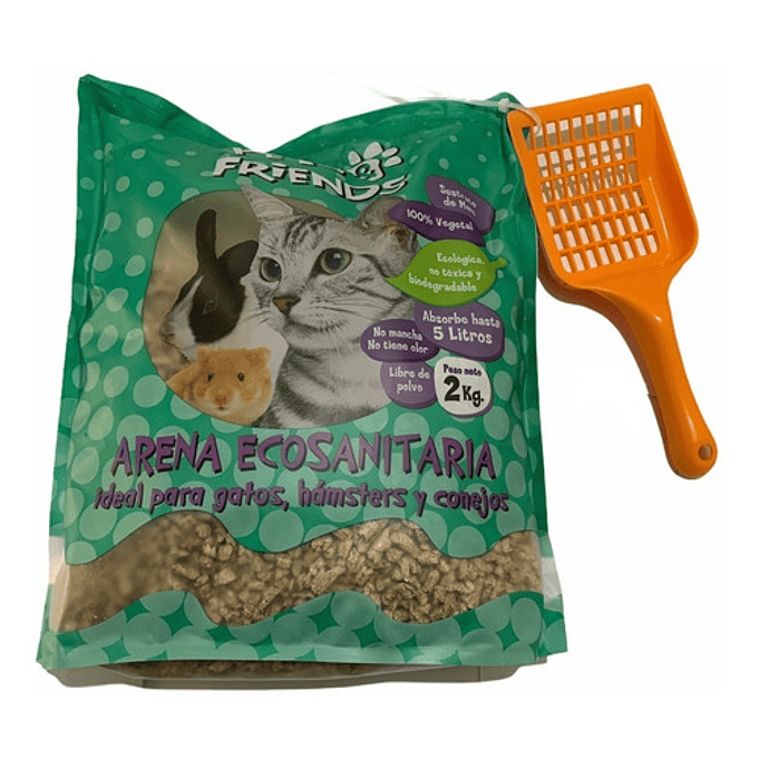 Arenero Ó Bandeja Sanitaria Con Borde+pala+2kg De Arena 23